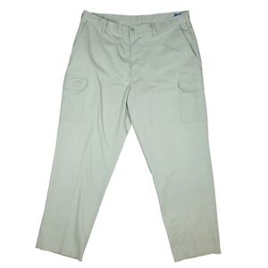 Cintas Comfort Flex Cargo Work Uniform Pants Men's Beige Size 38x31